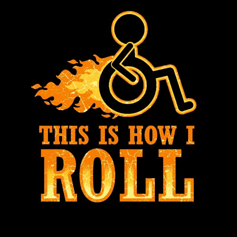 Rollstuhl Rollstuhlfahrer Behinderung Geschenk