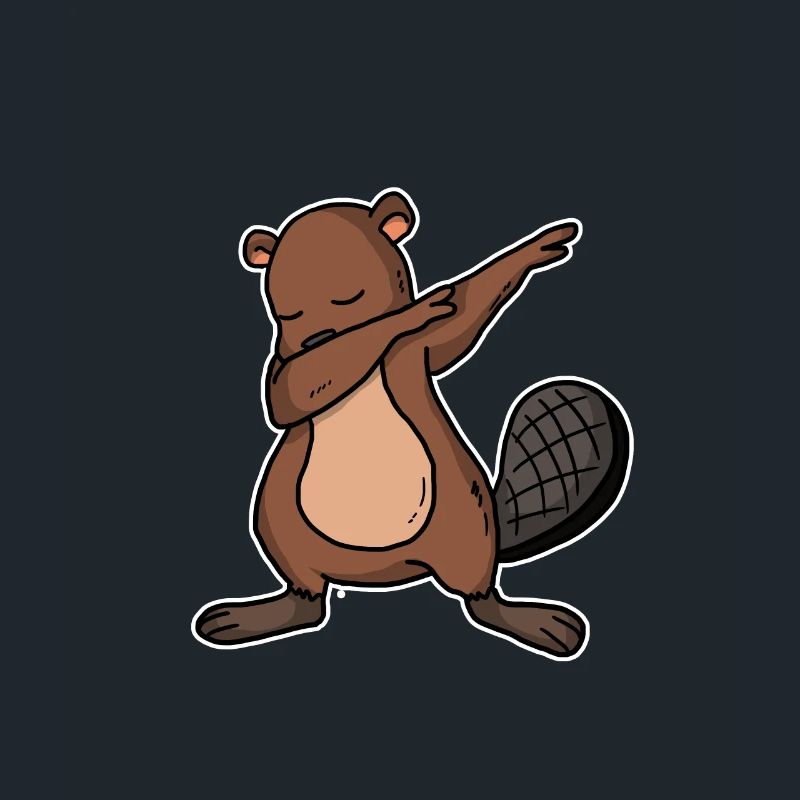 Lustiges Dabbing Biber Geschenk