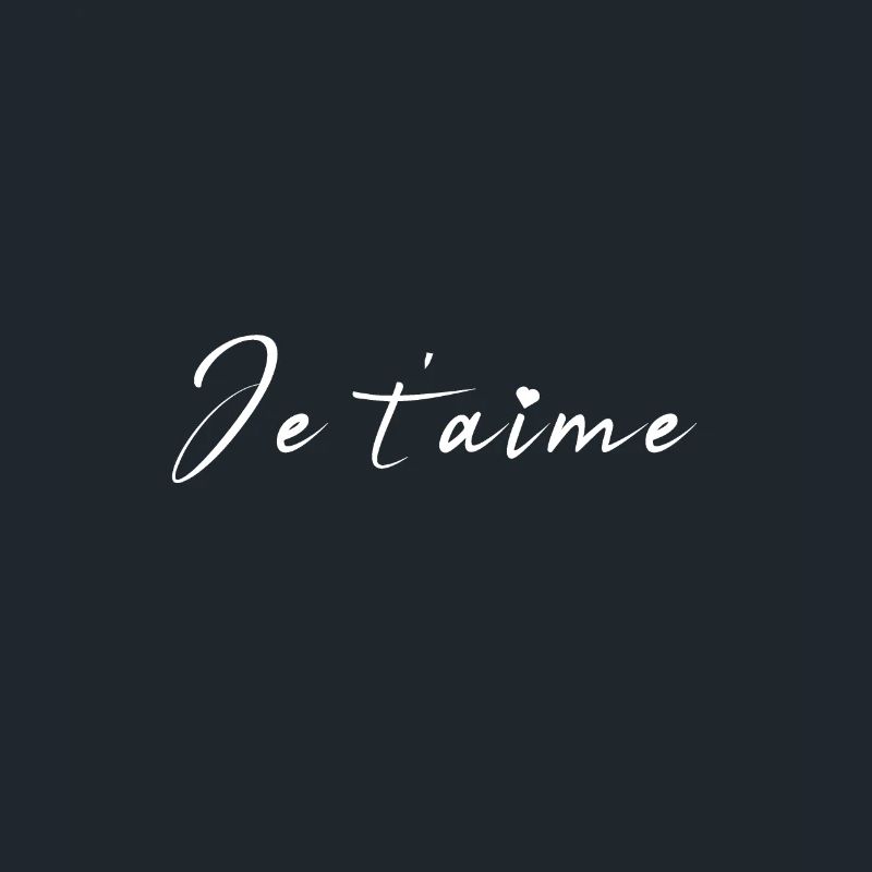 Je t'aime Script Romance