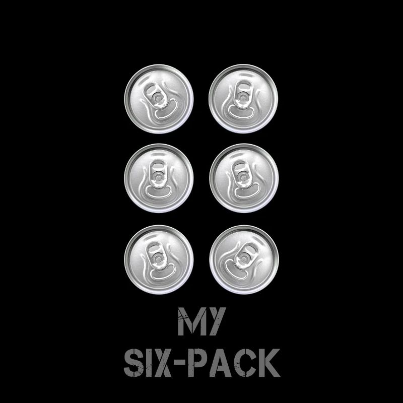 mon sixpack, bière en conserve, estomac, muscles