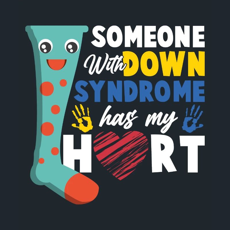Down Syndrom Socke Herz Liebe Geschenk