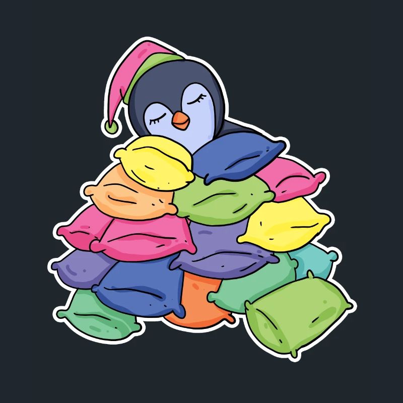Sleeping penguin