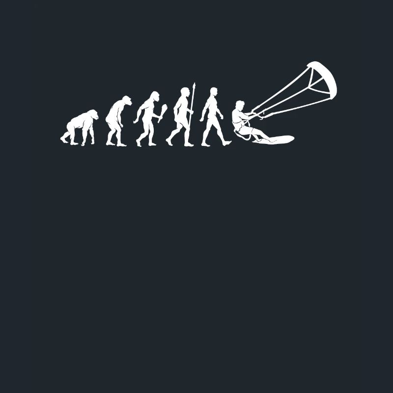 Funny Kitesurfing Evolution Kitesurfer Gift Idea