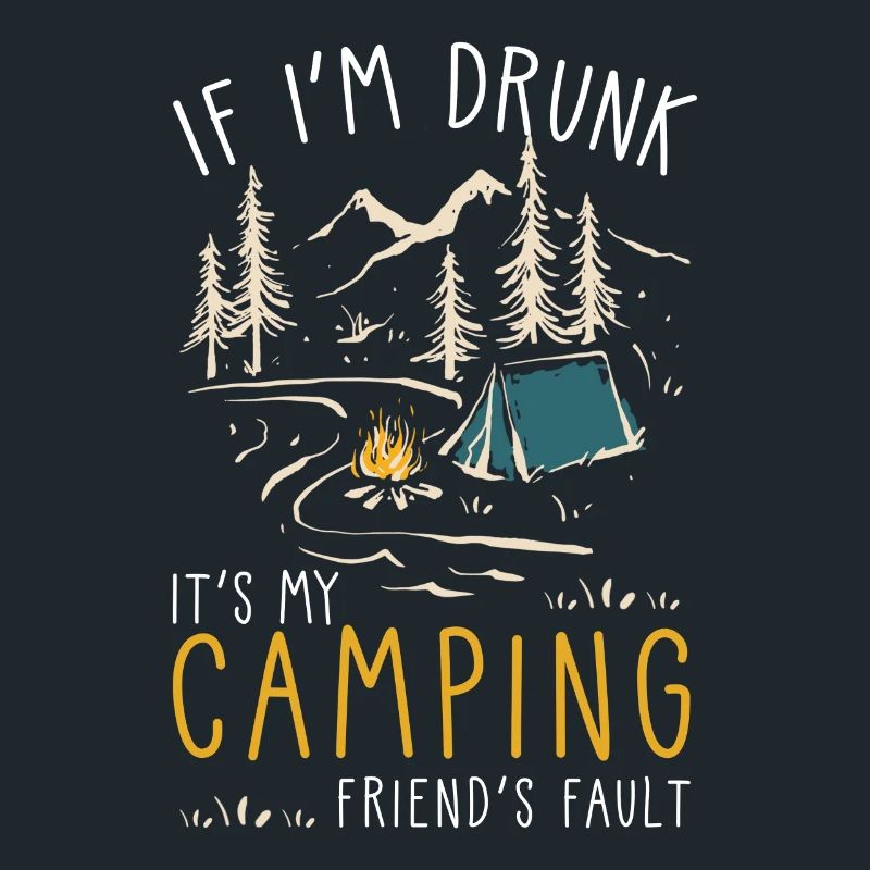 Camping camper saying funny gift