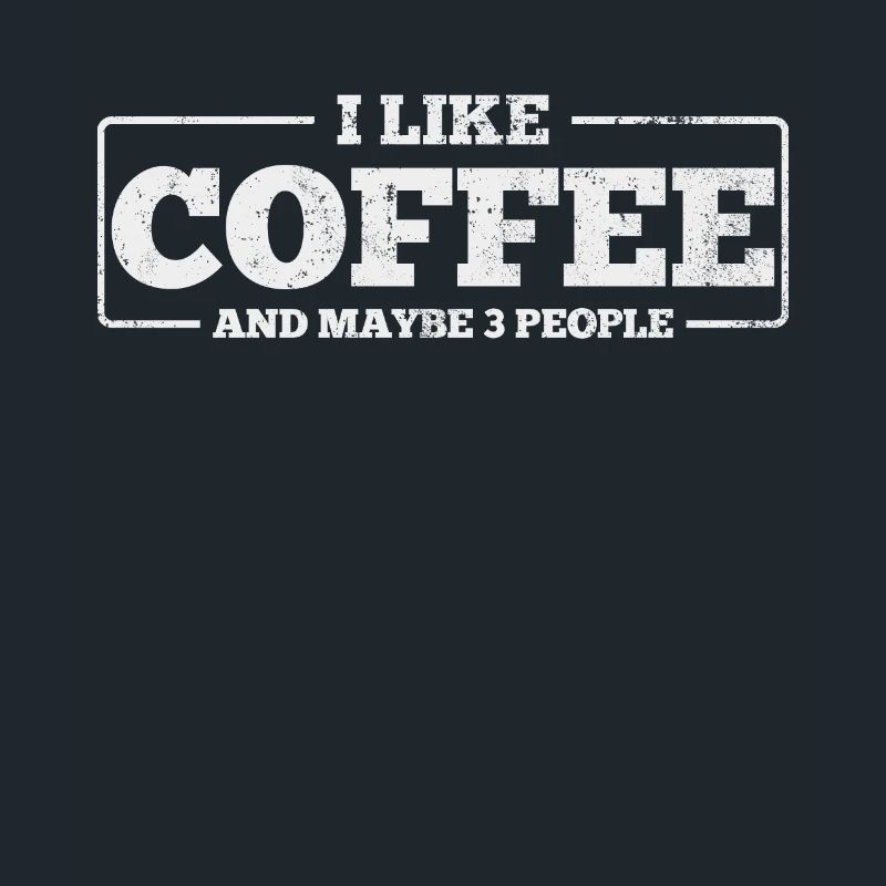 Kaffee introvertiert Kaffeetrinker
