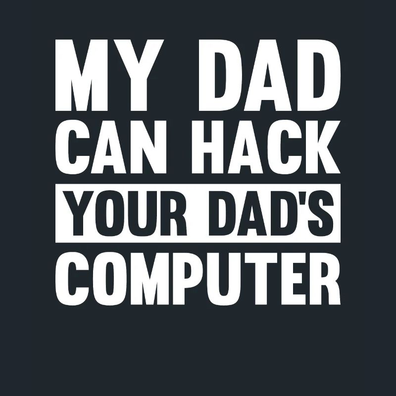 Hacker Code Ordinateur papa Sort cadeau