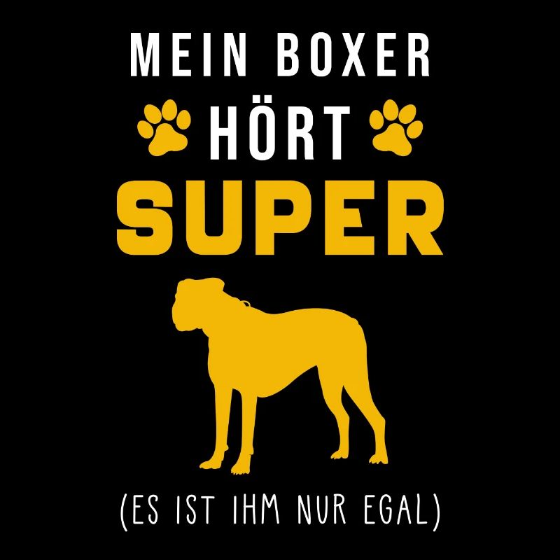 Boxer Hund Spruch lustig