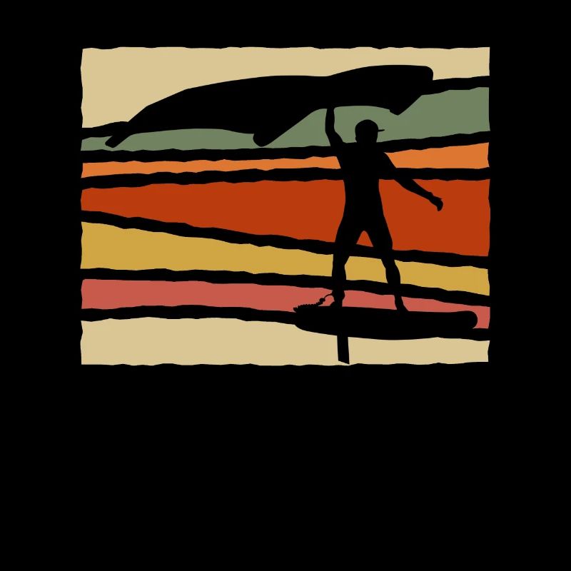 Wingsurf Wingfoil Wing Foil Surf Retro Geschenk