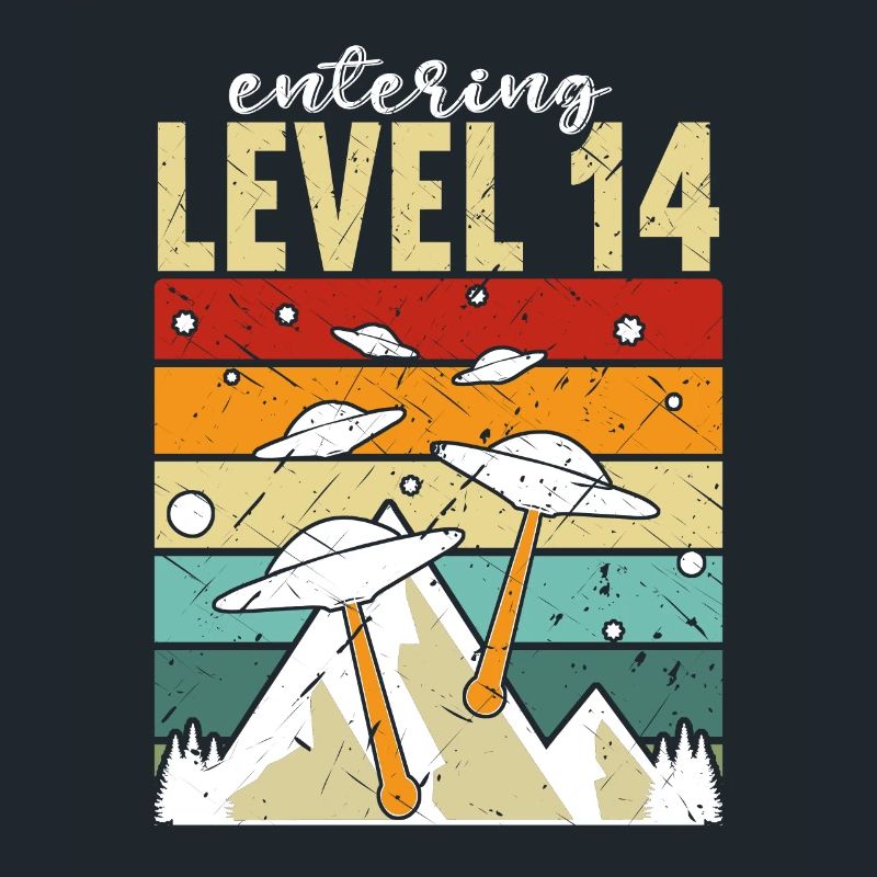 Level 14 Gaming Controller 14 anniversaire