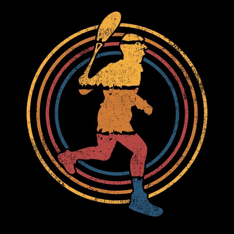 Squash Squashspieler Vintage