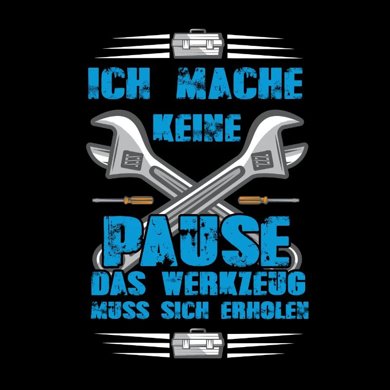 Schraubenschlüssel Spruch Hobby Bastler Schrauber
