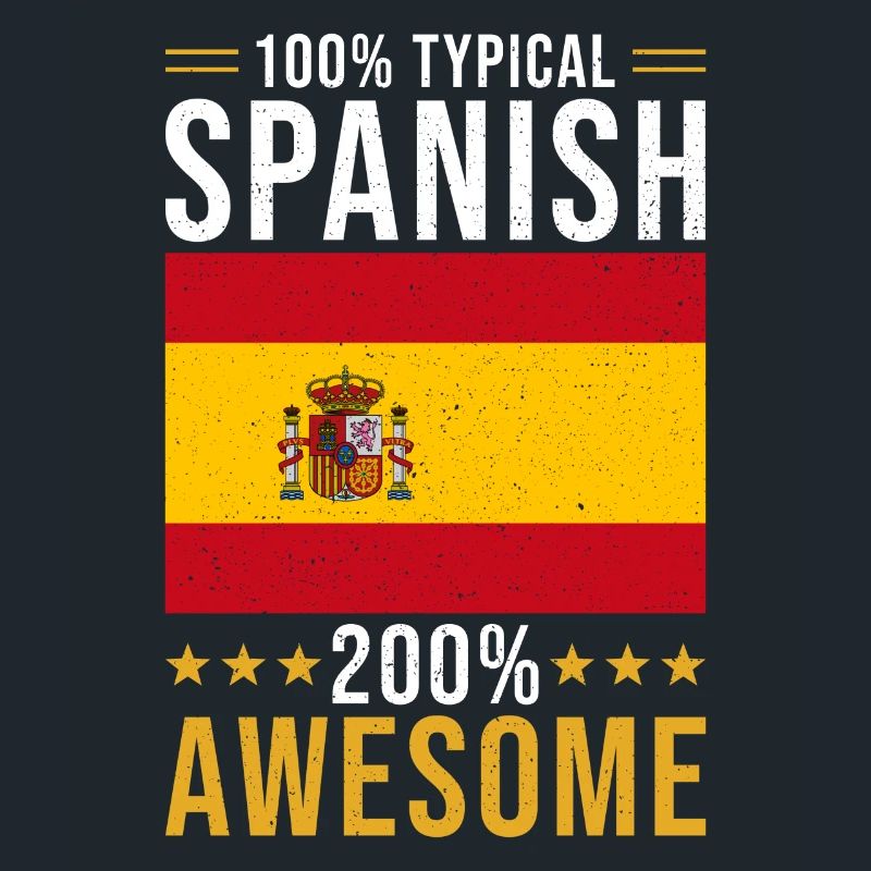 Spanier Geschenk 100% Spanisch
