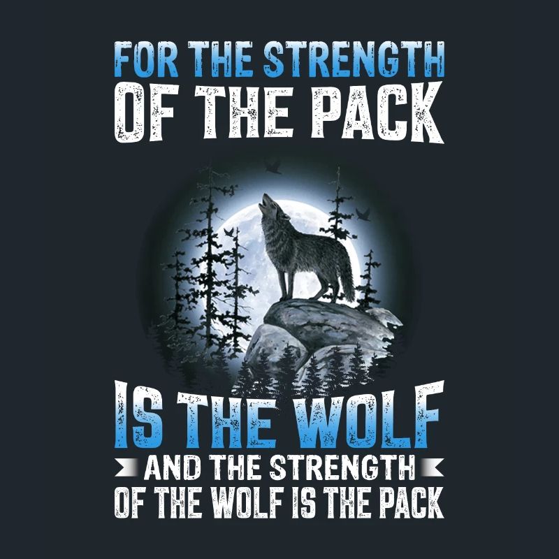 Loup Disant Loups Wolf Pack Wolf