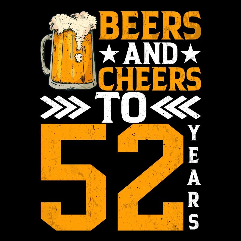 Acclamations et bière à 52 ans chope de bière mousseuse