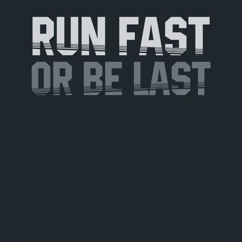 Schnell laufen oder der letzte Läufer sein