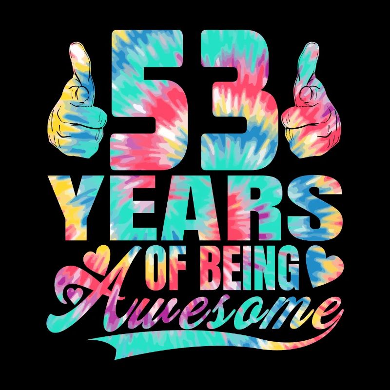53e anniversaire ou anniversaire 53 ans d’existence
