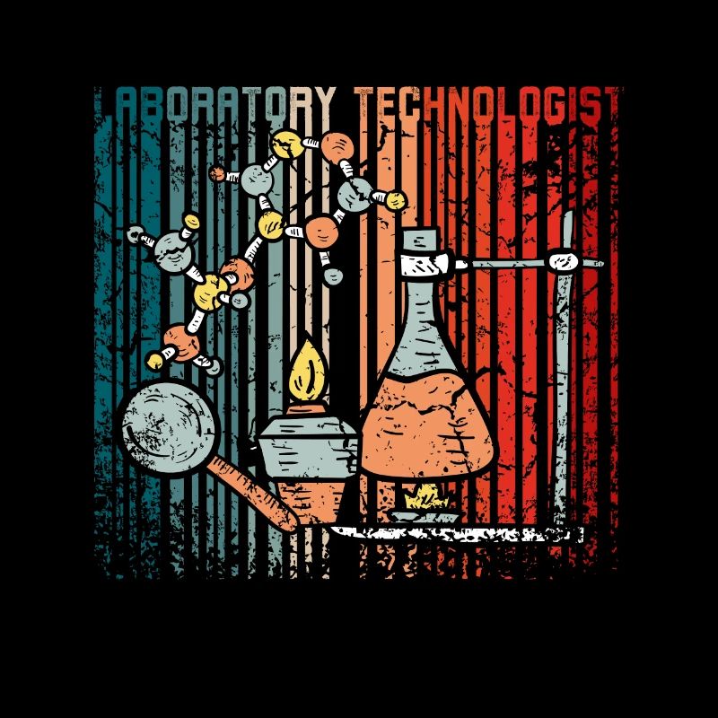 Retro Vintage laboratory technologist