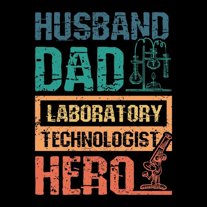 Mari papa technologue de laboratoire héros