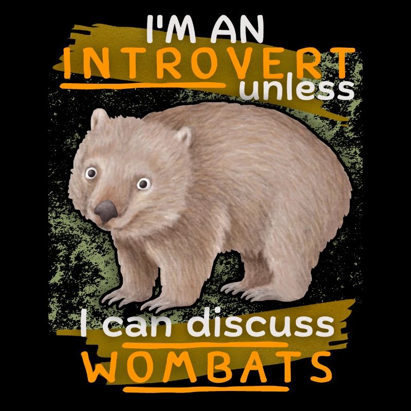 Wombat-Spruch lustiger Spruch Wombat-Liebe