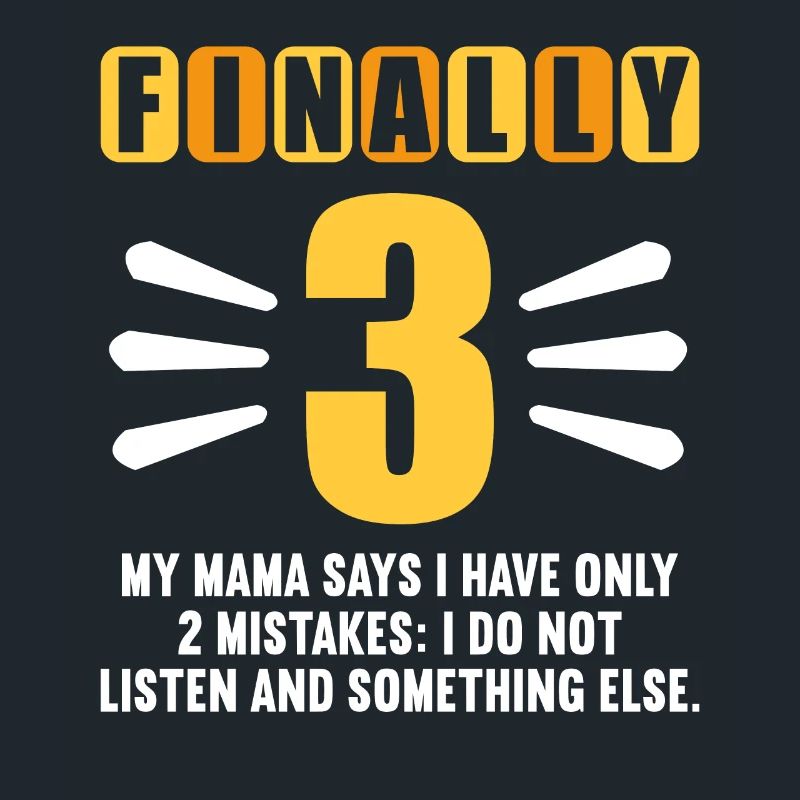 Finally 3 mom says have only 2 mistakes 3rd birthday
