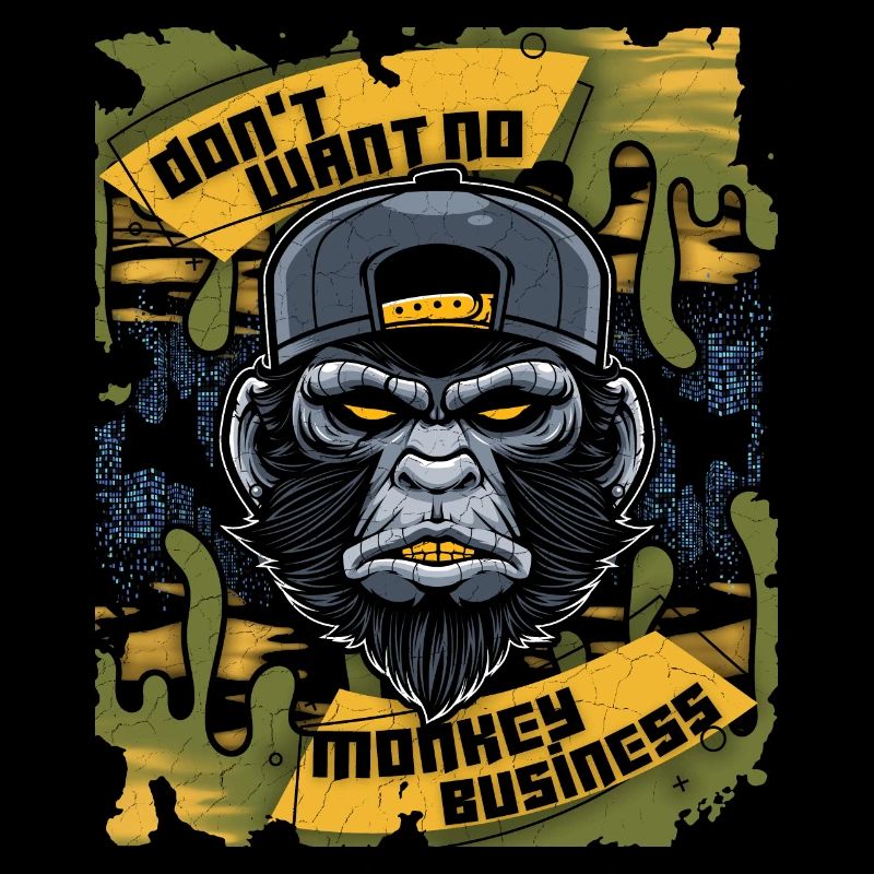 Monkey, Monkey Monkey, Funny Saying Monkey Business