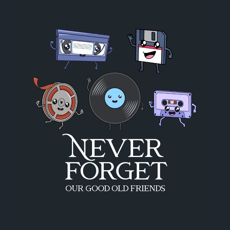 Gute alte retro Freunde - Never Forget