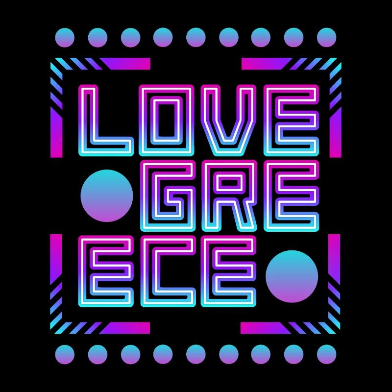 Grèce, Typographie, Dire, Amour-Grèce