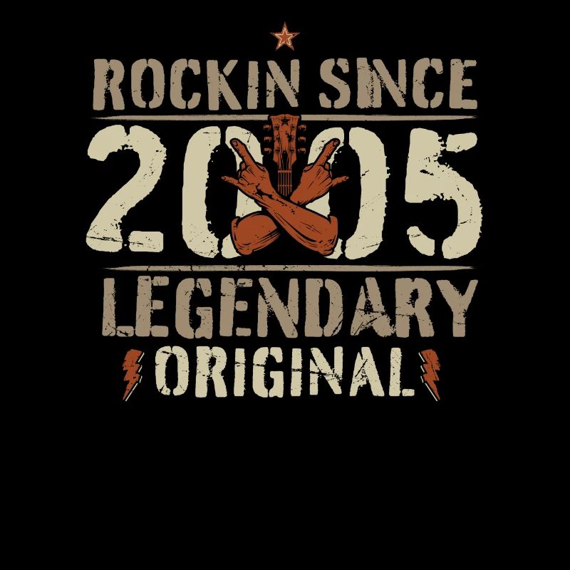 2005 17 Jahre Rock and Roll Geburtstag Geschenk