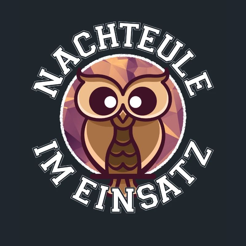 Nachteule im Einsatz Nachtdienst Eule