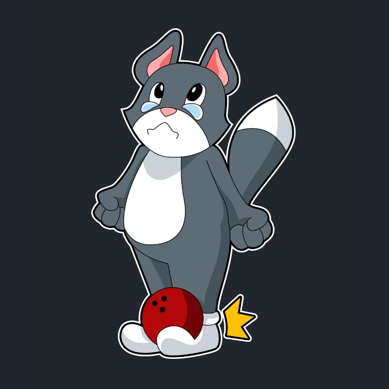 Boule de bowling pour chat