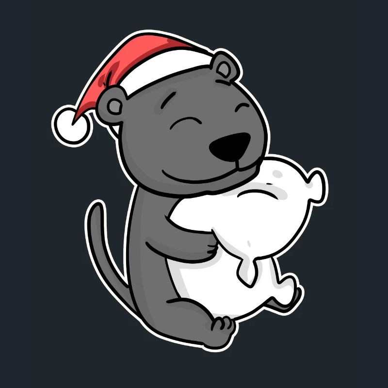 Schwarzer Panther Weihnachten Schlafen Schlaf