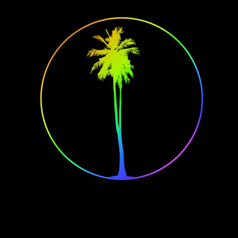Rainbow Palm - Arbre - Palmier - LGBTQ