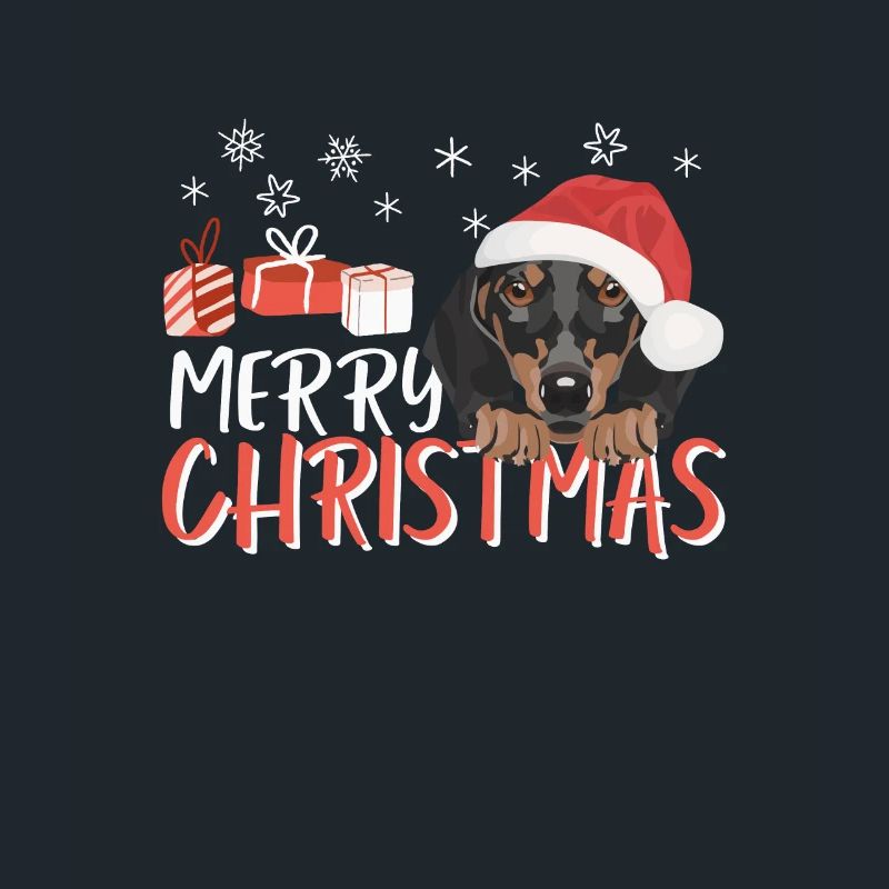 Teckel Joyeux Noël