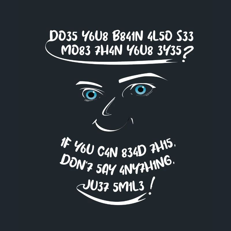 T3xt! DOES YOUR BRAIN ALSO SEE MORE THAN YOUR EYES