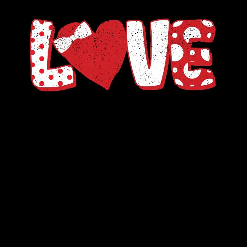 Polka Dot Love Heart Fly Valentine's Day Couples