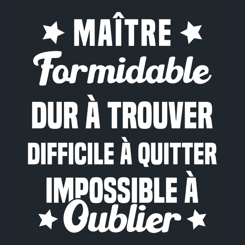 Maître Formidable Idée Cadeau Maître D'école