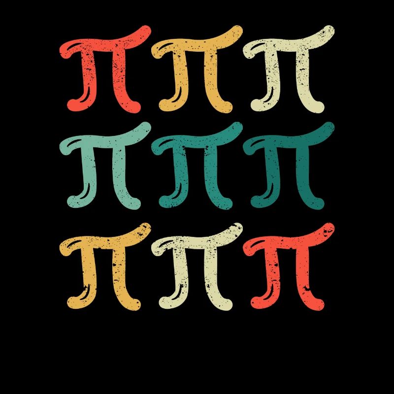 Vintage Pi Day Math Teacher Geek Retro Knowledge