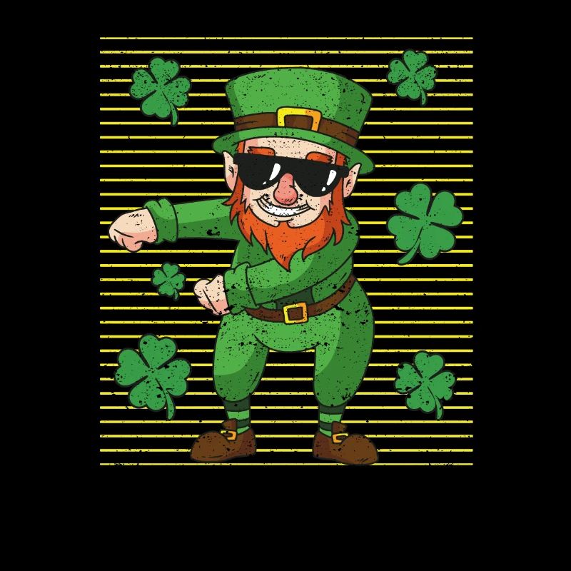 Drôle de danse Leprechaun St. Patrick’s Day Lucky
