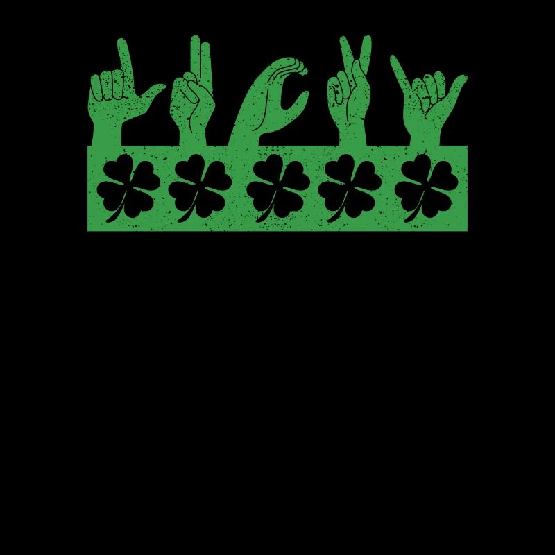 Lucky Sign Language Deaf St Patricks Day Irish