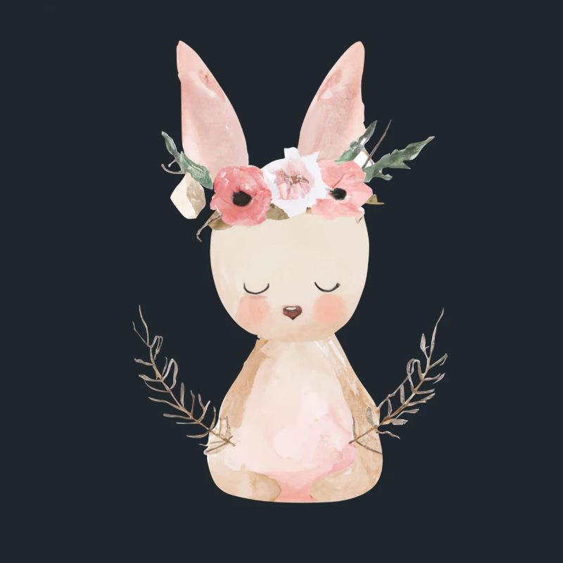 Lapin de Pâques mignon