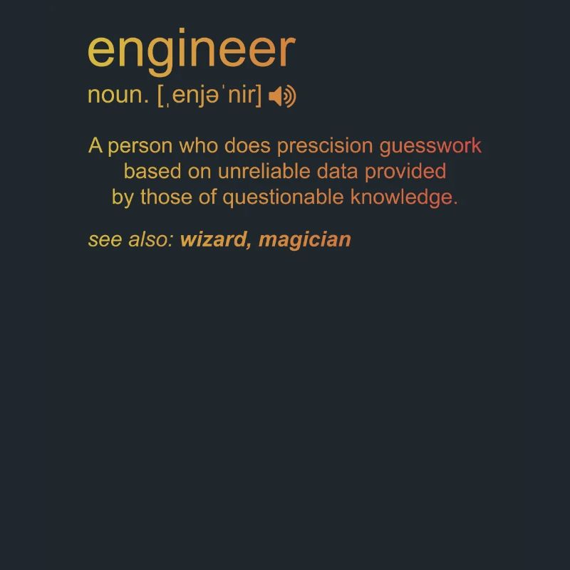 Engineer Definition Cool Engineering Mechanical