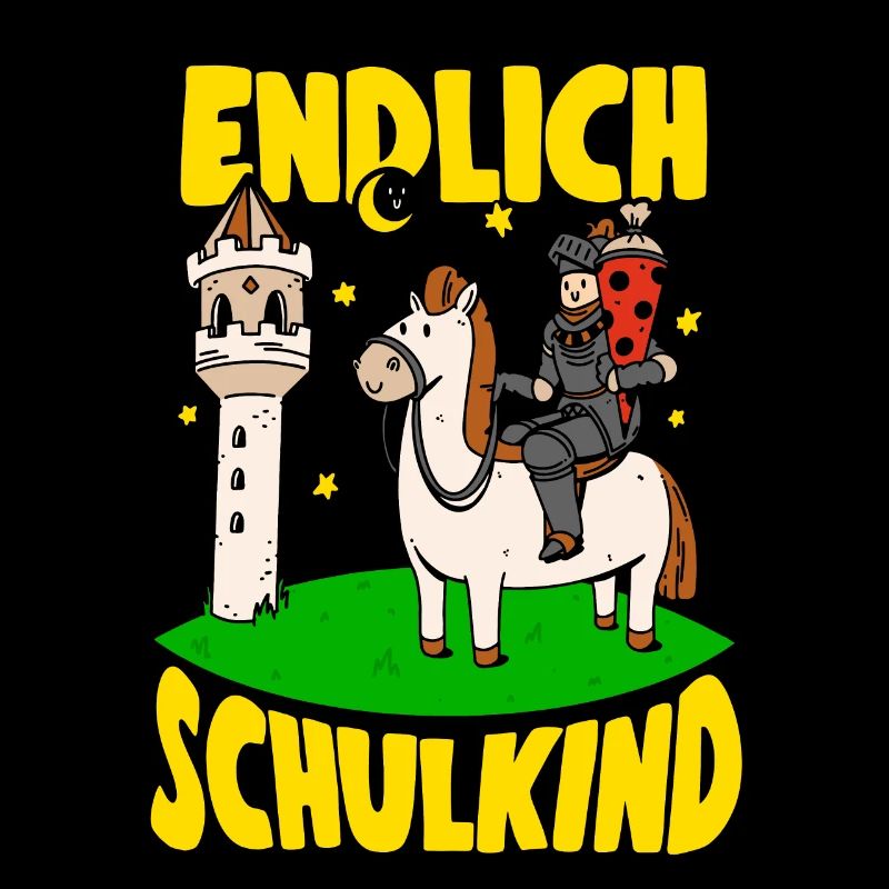 Ritter Schultüte Schulkind Junge Einschulung Idee