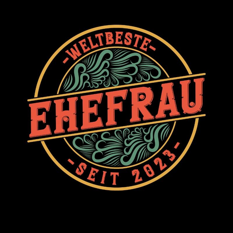 beste Ehefrau seit 2023 1.Hochzeitstag