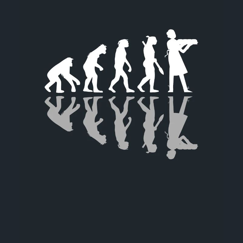 Human Evolution Funny Baking Baker Humor Culinary