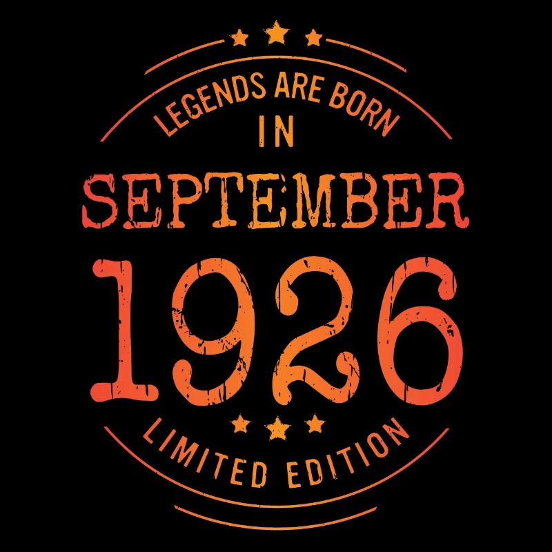 Anniversaire Septembre 1926 Edition Limitée Millésime