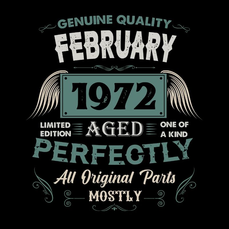 February 1972 Vintage Birthday Gift