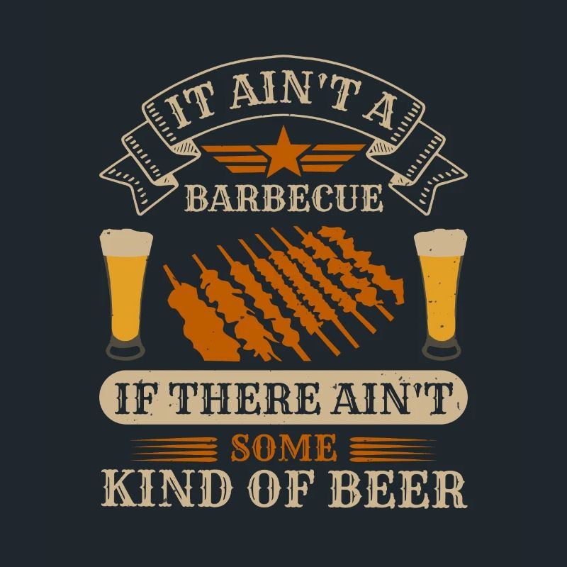 ES IST EIN GRILL, WENN ES EINE ART BIER GIBT