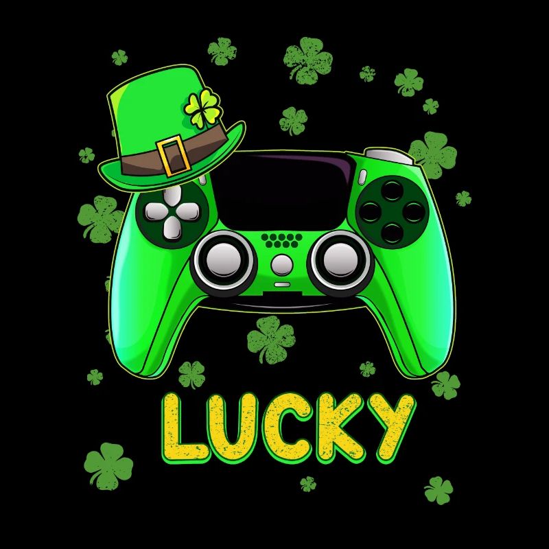 Lucky St Patrick’s Day Green Controller Gamer