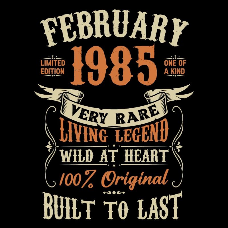 Februar 1985 Geburtstagsgeschenk