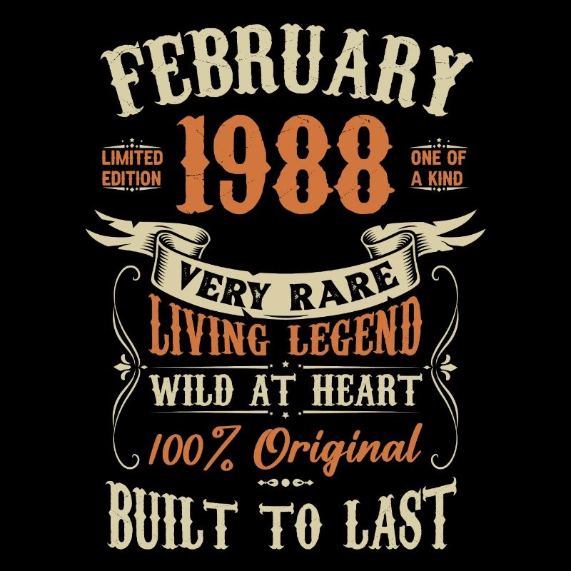 Februar 1988 Geburtstagsgeschenk